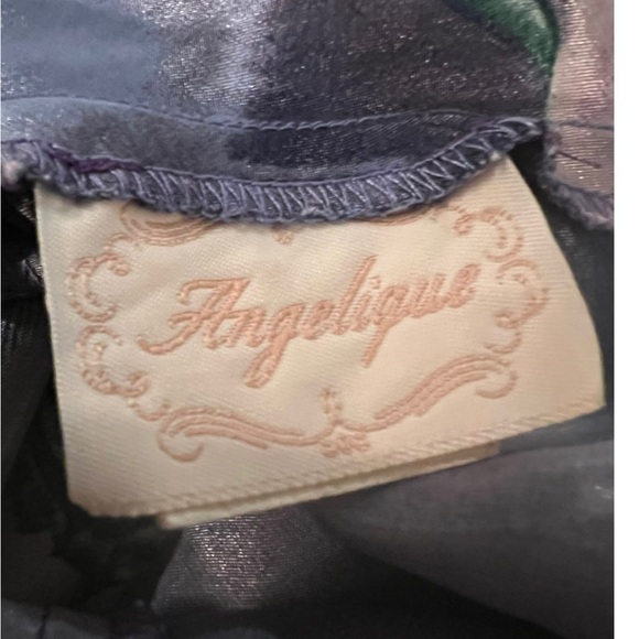 Angelique Vintage Floral Nighty Purple Large - Picture 7 of 9